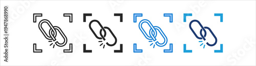 Constraint Icon Set Multiple Style Vector Collection