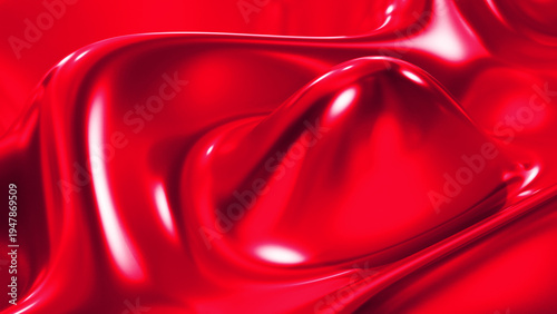 Abstract red waves backgrou...