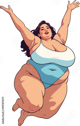 donna in varie pose illustrazione in costume da bagno in biancheria intima o vestita vettoriale	