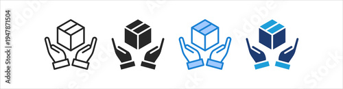 Productivity Icon Set Multiple Style Vector Collection