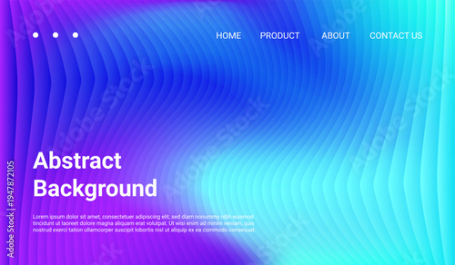 Fotografija Ripple glass gradient background design in vector format