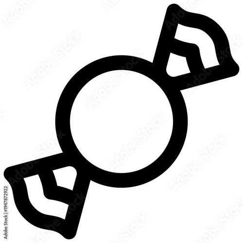 Candy. Editable stroke vector icon.