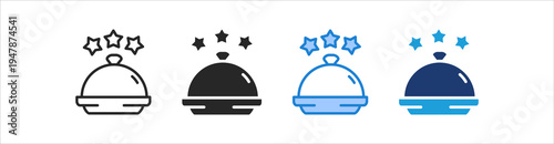 Good Review Icon Set Multiple Style Vector Collection