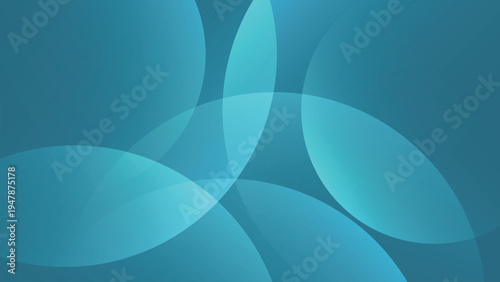 Abstract circle composition features overlapping with colorful gradient in various colors. Modern abstract circle background