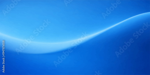 Abstract smooth curve of blue and turquoise hues, inviting a feeling of calm, serene and tranquility. The flowing pattern evokes a sense of fluid movement.