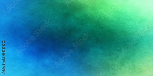 Abstract an artistic abstract, painted with harmonious shades of blue and green, blending seamlessly into a mesmerizing display of colors.