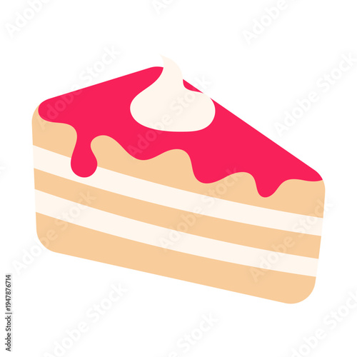 Slice of Layer Cake Icon