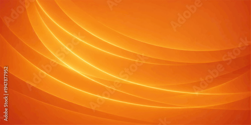 Abstract orange background image featuring an interwoven series of glowing, abstract arcs, with an inviting, modern appeal. 