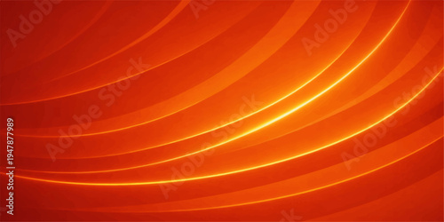 Abstract radiant waves of orange and fiery gradients dance across the canvas, conjuring a sense of dynamic energy and visual warmth.