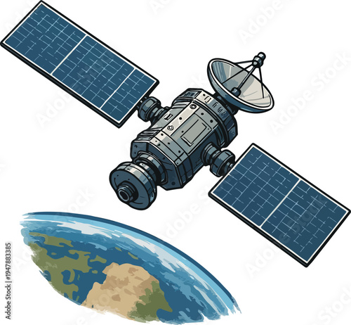 solar panel and globe