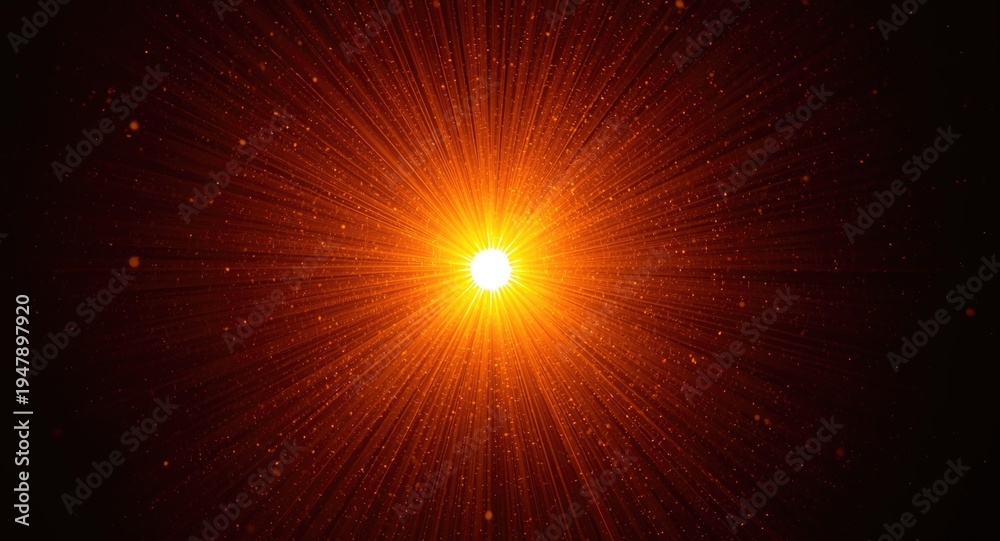 Fototapeta premium Bright flame burst texture filled with warm radiant glow