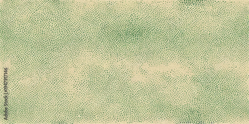 Green grunge fabric paper texture background with vintage canvas pattern