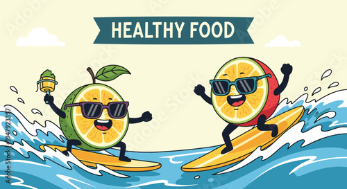 Green and red pineapple characters with angry expressions playing a competitive game of soccer on a white background.