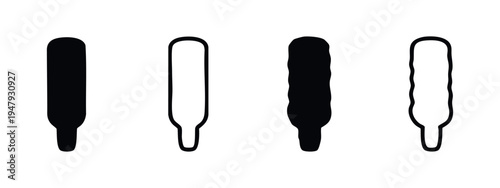 Human Bone Icon Set. Skeleton Anatomy Vector Illustration for Medical Use.