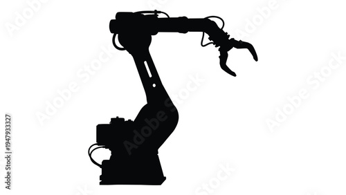 A robotic arm with a claw