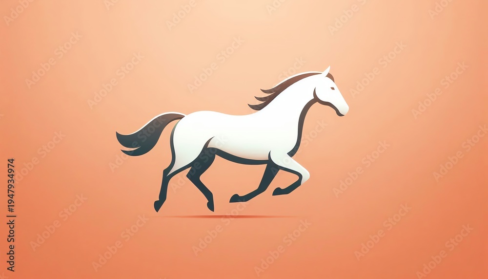 Obraz premium horse vector illustration