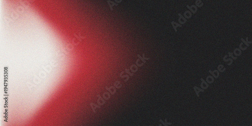 Vibrant red and white light leak with a subtle grainy texture perfect as an abstract background