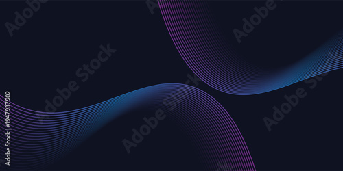 Amazing A stunning abstract and dynamic digital design with flowing colored waves over a dark background, smooth and curved lines, and a dotted pattern that creates a sense of movement and energy.
