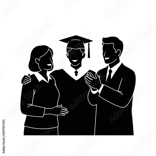 Graduation Day Family Proud Moment.