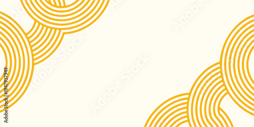 A yellow and orange circular pattern on a white background