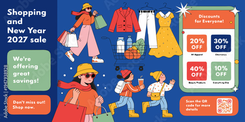 Shopping and New Year 2027 Sale – Discounts for Everyone with 20–50% Off Apparel, Groceries, Health Products, and Toys, Plus Festive Holiday Savings