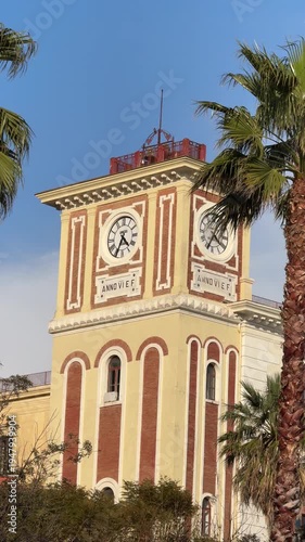 Salerno seaside promenade lungomare Trieste palm trees Mediterranean waterfront urban landscape southern Italy travel destination

