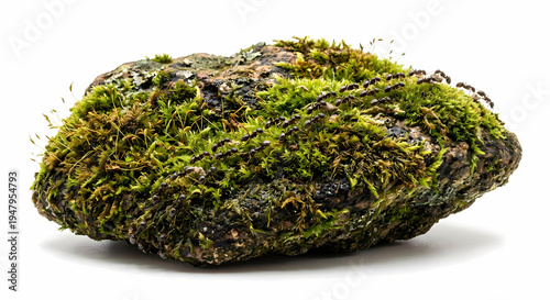 Lush Green Moss Close-Up: Natural Texture and Botanical Detail