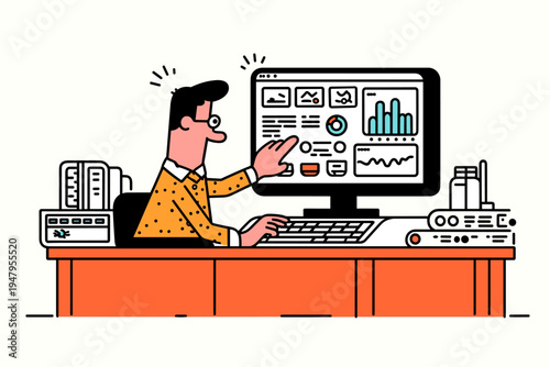 Interactive Dashboard UI Demo with Live Data Visualization