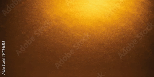 Aged brown paper texture meets a rough grunge gold metal background with an antique rusty pattern on a vintage orange weathered surface design