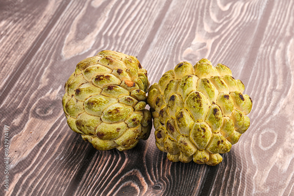 Fototapeta premium Ripe sweet juicy anona fruit