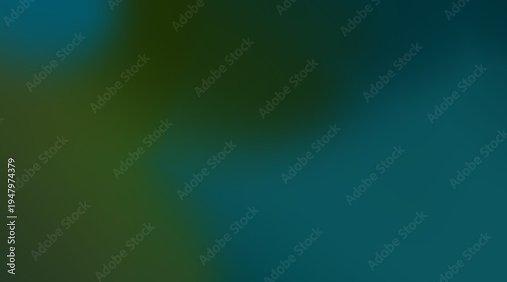 Obraz premium Abstract soft gradient background featuring rich dark teal and muted olive green color blend perfect for digital graphic design projects