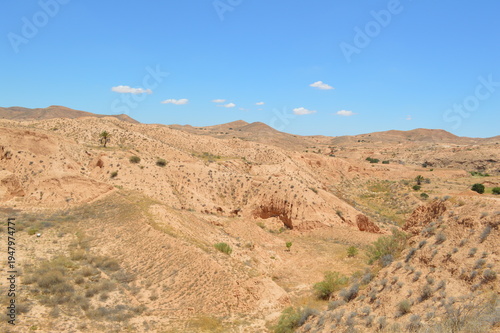 Tunisia,paesaggio di montagna