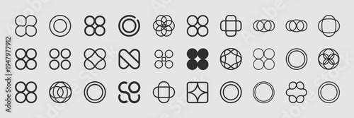 Torus branding identity system – Ideal for logo design toolkits, corporate identity manuals, or graphic design workshops.