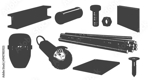 Industrial Steel Construction Materials and Metalworking Tools