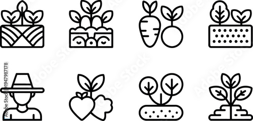 World environment day eco friendly icons promoting sustainable living and conservation