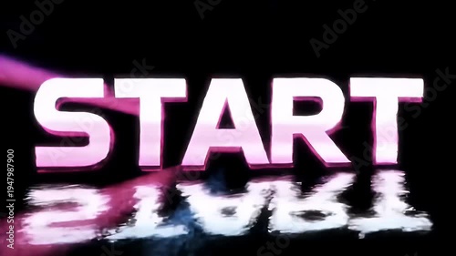 Start Button Video Animation Transition.
