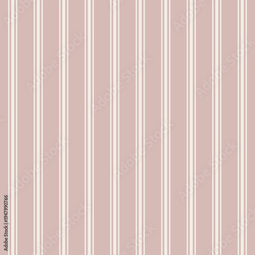 Stripes seamless pattern. Vertical stripes background. Geometric pattern with vintage stripes. Vector illustration. Surface design, fabric printing, gift wrap.