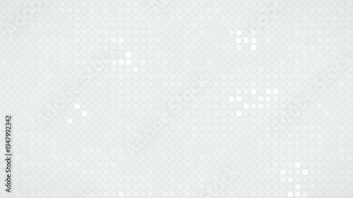Minimalist White Dot Matrix Grid  1080p Seamless Loop