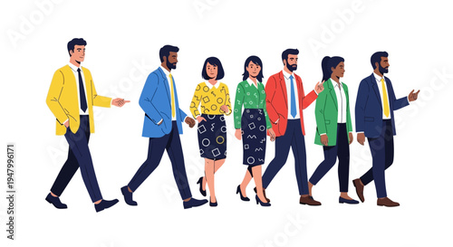 Forward-thinking diverse leadership team driving corporate innovation and inclusive workplace culture in a modern business environment