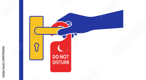 Minimalist Professional Boundary and Deep Work Concept Icon for Corporate Productivity