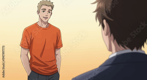 Creative Professional Pitching Innovative Strategy to Corporate Executive in Modern Startup Environment