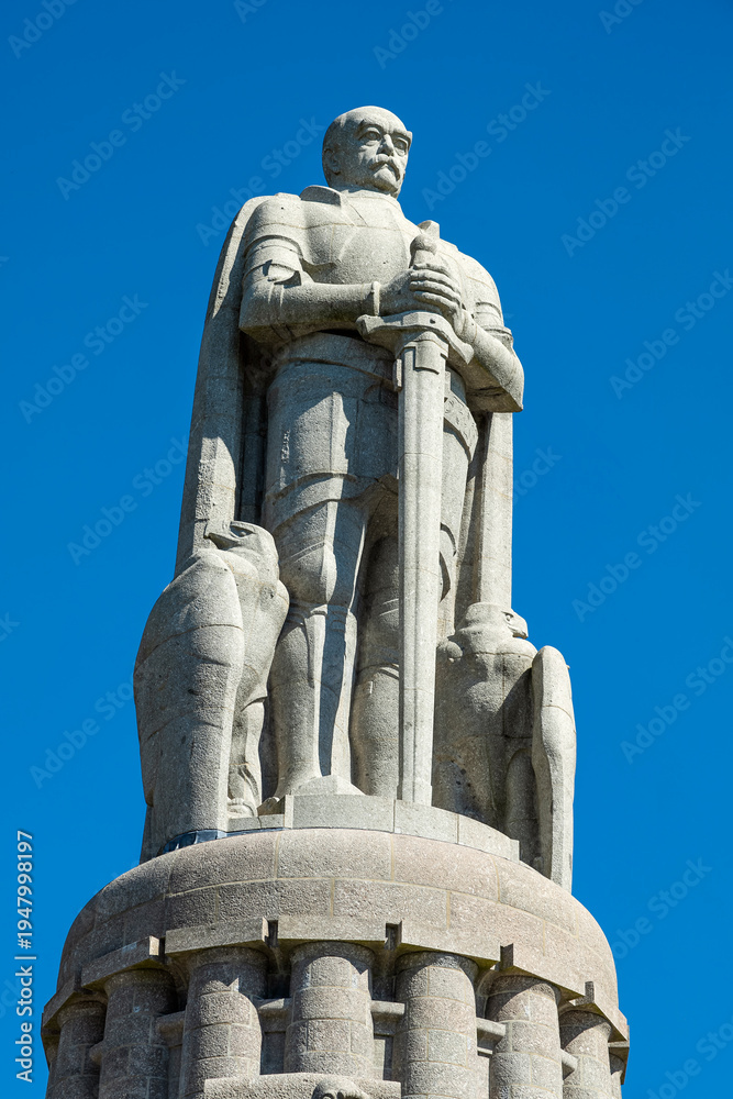 Fototapeta premium Bismarck-Denkmal in Hamburg