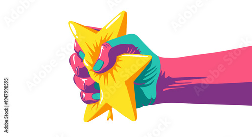 Bold B2B Brand Strategy Concept Illustrating Disruptive Innovation and the Relentless Pursuit of Market Excellence