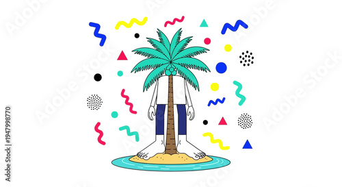 Surrealist corporate wellness concept illustrating employee burnout recovery and the importance of paid time off for high-performance creative teams