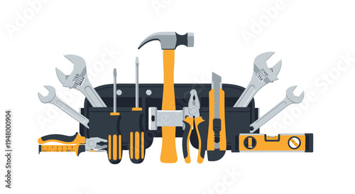 Yellow And Black Tool Belt