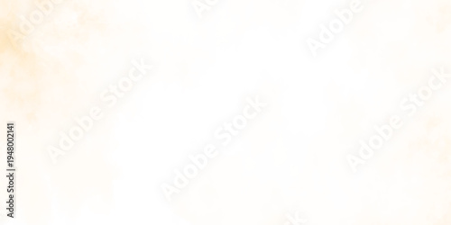 Abstract Soft Brown Watercolor Background with Pastel Peach and White Gradient Wash, Subtle Paper Texture, Delicate Cloud Brush Strokes, and Bright Center Space for Calm Design.