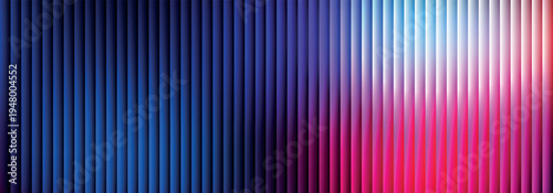 Abstract gradient background with vertical stripes glowing with color shift