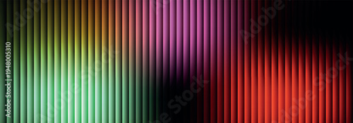 Gradient stripes background with vibrant colors and shadow effect