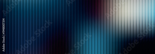 Deep teal and navy vertical bars with subtle light glares on border