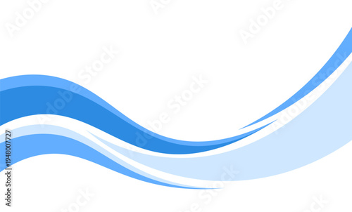 Blue of banner card template border decoration for presentation business illustration